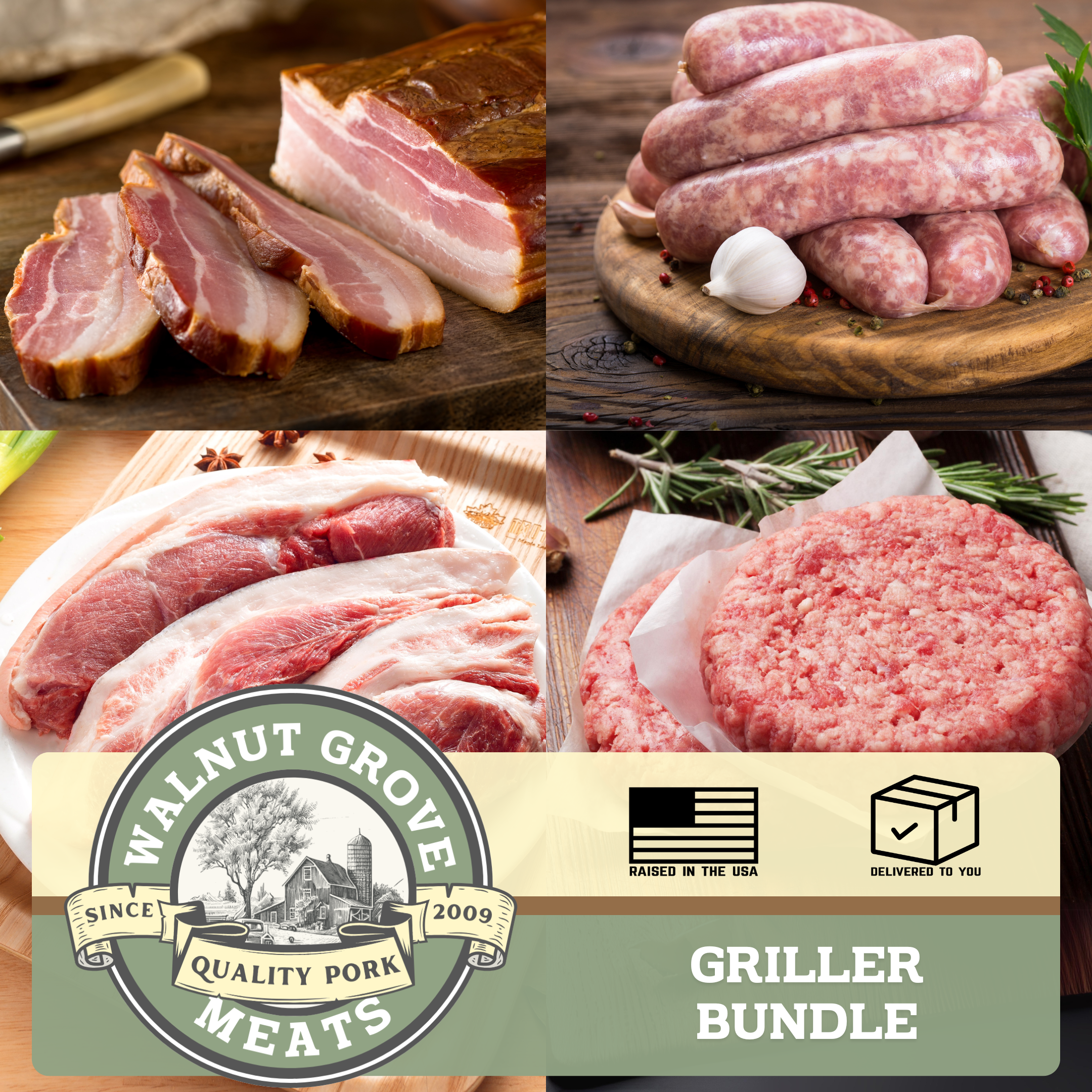 Spring Grove Meat Griller Bundle | Walnut Grove Meats | Good Hope, IL